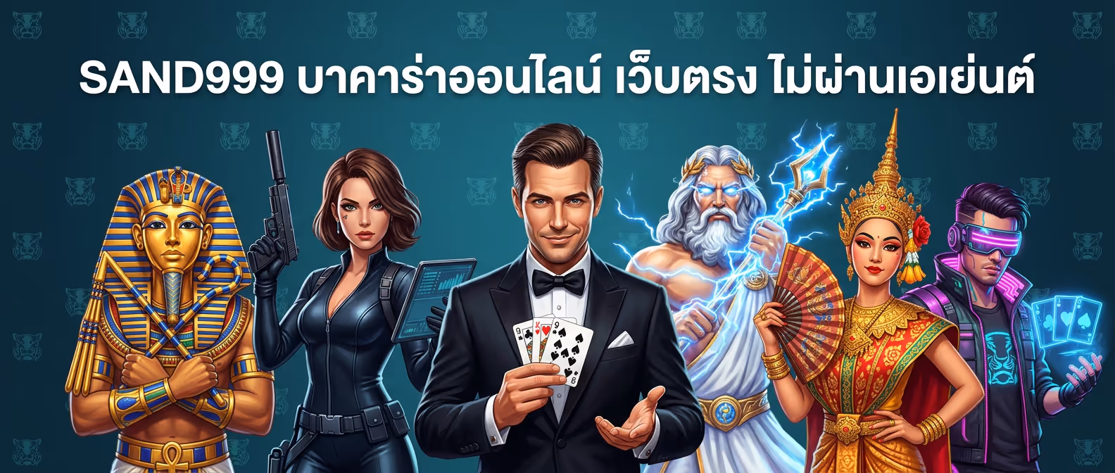 SAND999 บาคาร่าออนไลน์ เว็บตรง ไม่ผ่านเอเย่นต์